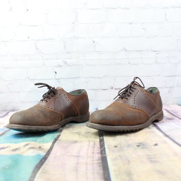 FOOT JOY Oxford Golf Lace Up Leather Shoes 8.5 D - Picture 2 of 9